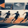 OODAループを使ってスポーツをしている様子。
